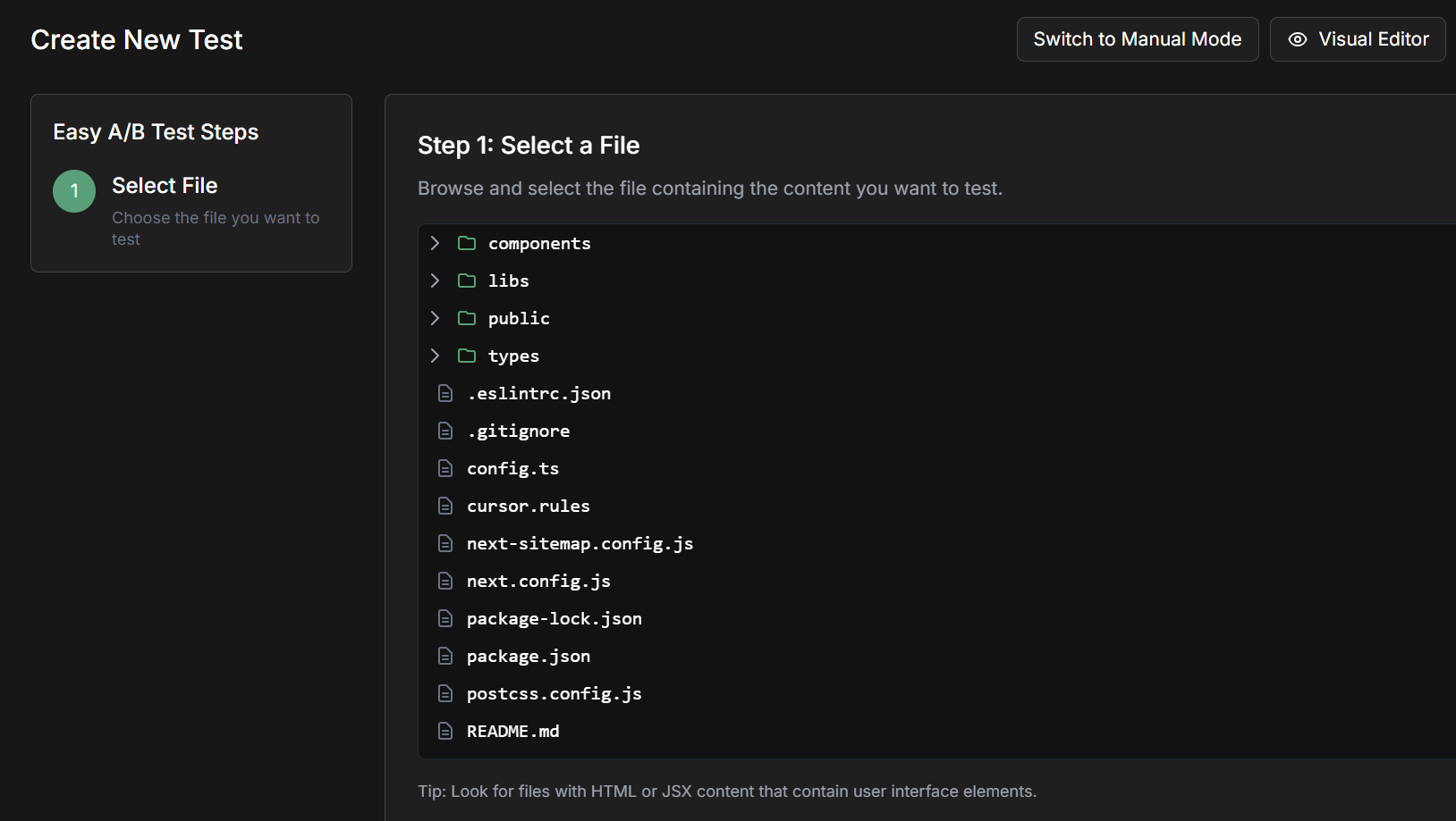 GitHub Integration Interface